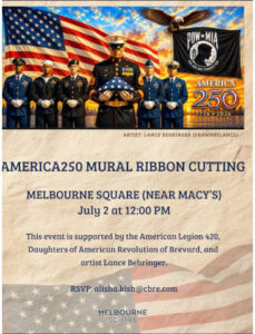 Ribbon Cutting New Mural America 250