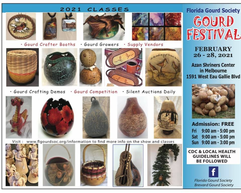 2021 Florida Gourd Society Festival An Ocean of Gourds