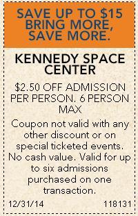 nasa kennedy space center coupons